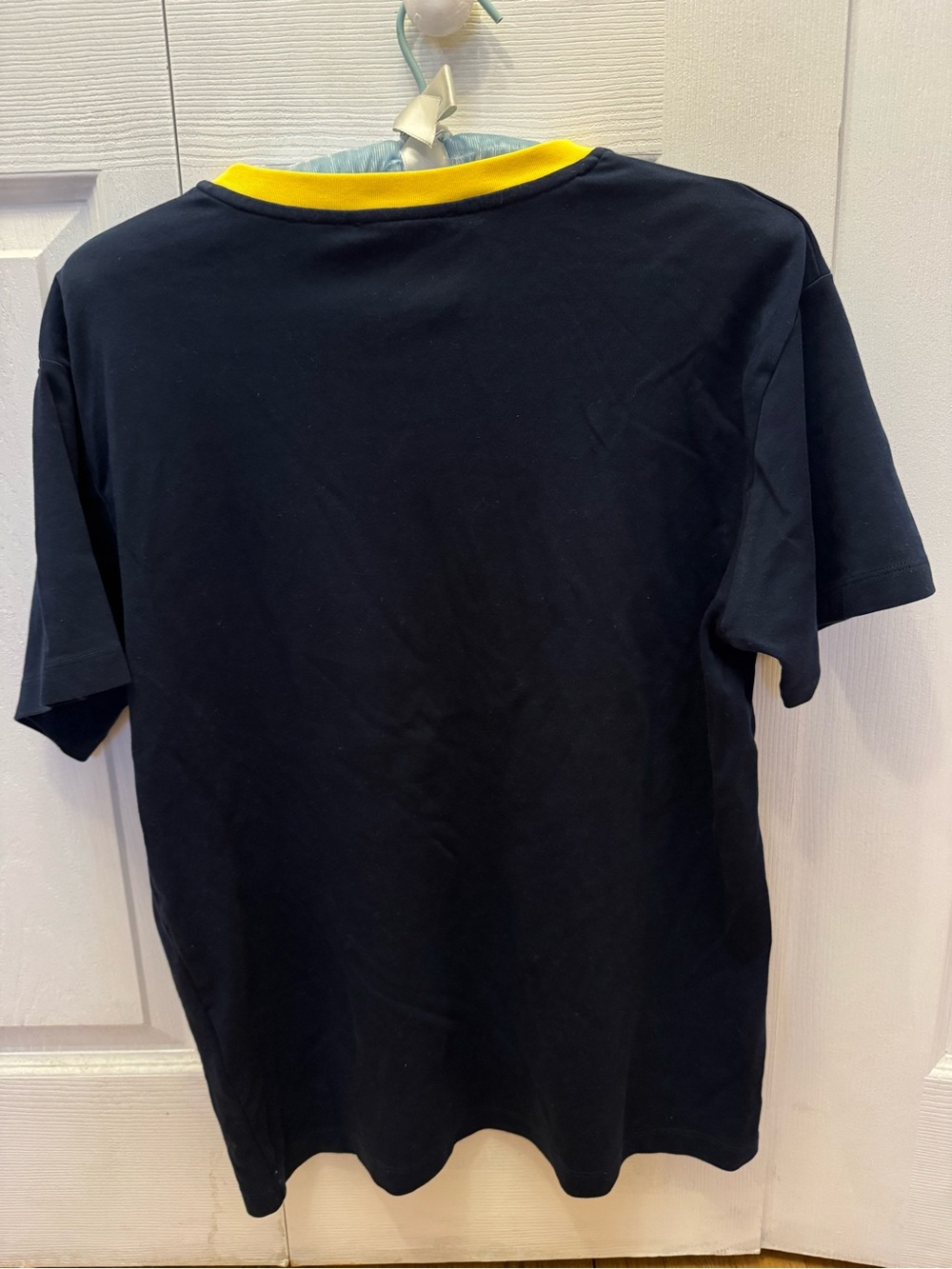 Authentic Louis Vuitton Black Tee with Yellow Logo - Picture 2 of 11